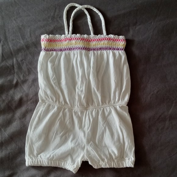 Gap white romper 4 years - Picture 1 of 2